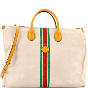 Gucci Foldable Web Tote Canvas With #204864G13B
